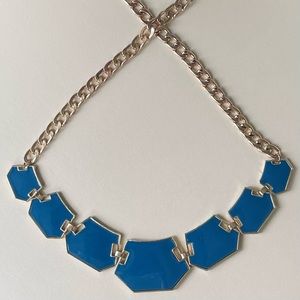 💎4/$30💎Blue and Gold Statement Necklace